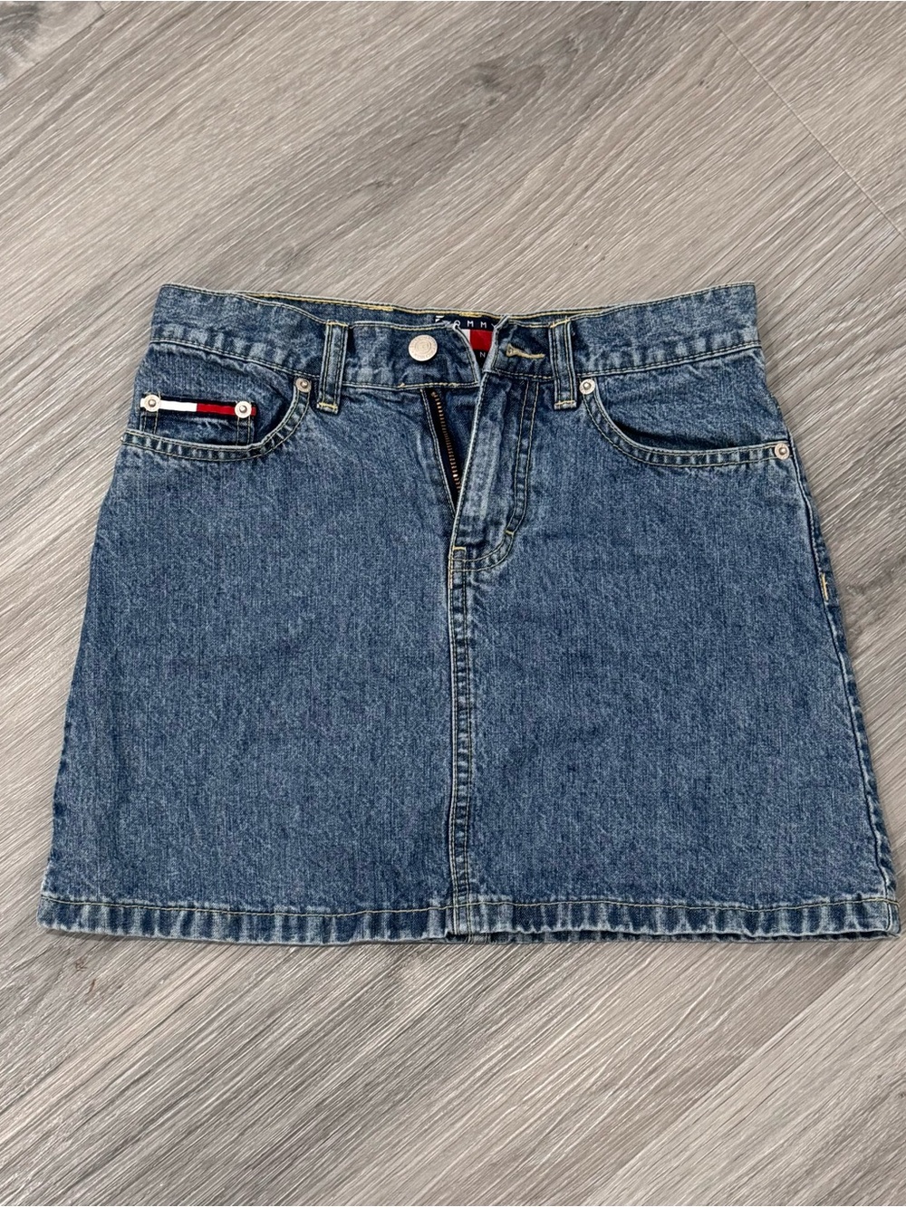 90s Tommy jeans denim mini skirt - Picture 1 of 2